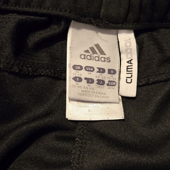 EUC Adidas Black/Pink Soccer Pants in Medium - Picture 3 of 3